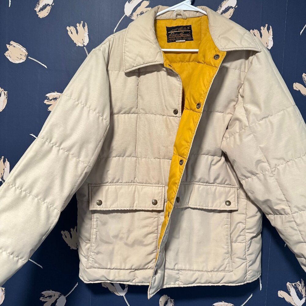 VINTAGE 1980's Eddie Bauer jacket - real down!